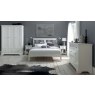 Hampstead White Slatted Bedstead