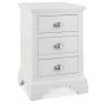 Hampstead White 3 Drawer Nightstand by Bentley Designs