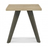 Cadell Aged Oak Lamp Table by Bentley Designs