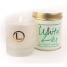 White Lily Glassware Candle