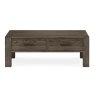 Turin Dark Oak Coffee Table With Drawers