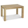 Turin Light Oak Small End Extension Table by Bentley Designs