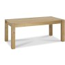 Turin Light Oak Large End Extension Table by Bentley Designs