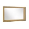 Turin Light Oak Large Landscape Mirror