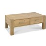 Turin Light Oak Coffee Table With Drawers