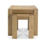 Turin Light Oak Nest of Lamp Tables