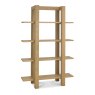 Turin Light Oak Open Shelf Unit by Bentley Designs