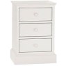 Ashby White 3 Drawer Nightstand