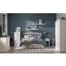 Ashby White Slatted Bedstead