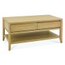Bergen Oak Coffee Table with Drawer by Bentley Designs