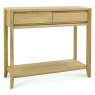 Bergen Oak Console Table with Drawer by Bentley Designs