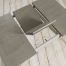 Bergen Grey Washed Oak & Soft Grey 2-4 Seater Extension Dining Table
