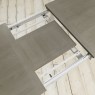 Bergen Grey Washed Oak & Soft Grey 4-6 Seater Extension Dining Table