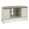 Bergen Grey Washed Oak & Soft Grey Corner Entertainment Unit by Bentley Designs