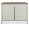 Bergen Grey Washed Oak & Soft Grey Narrow Sideboard