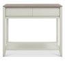 Bergen Grey Washed Oak & Soft Grey Console Table with Drawer