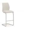 Pair of Elis Bar Stools (White & Chrome)