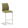 Pair of Elis Bar Stools (Olive & Chrome)