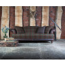 Taransay Midi Sofa (Fabric & Hide) by Tetrad Harris Tweed