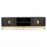 Blackbone 220cm TV Sideboard (Gold Collection) by Richmond Interiors