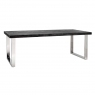 Blackbone 220 x 100cm Dining Table (Silver Collection) by Richmond Interiors