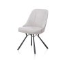 Eefje Dining Chair (Light Grey) by Habufa