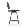 Dalton Bar Stool (Dark Blue)