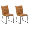 Pair of Cooper Dining Chairs (Tan)