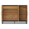 Indus Rustic Oak Narrow Sideboard by Bentley Designs