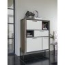 Shirley 125cm Highboard (with LED Lighting) by Habufa
