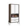 Shirley Tall Cabinet (with LED Lighting) by Habufa