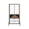 Shirley Tall Cabinet (with LED Lighting) by Habufa