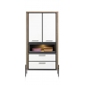 Shirley Tall Cabinet (with LED Lighting) by Habufa
