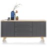 Jardin 190cm Sideboard (Anthracite) by Habufa