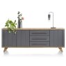 Jardin 230cm Sideboard (Anthracite) by Habufa
