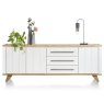Jardin 230cm Sideboard (White) by Habufa