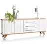 Jardin 230cm Sideboard (White) by Habufa