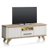 Jardin 170cm Lowboard with LED Lighting (White) by Habufa