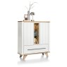 Jardin Highboard with LED Lighting (White) by Habufa
