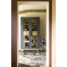 Jardin Glass Cabinet with LED (White) by Habufa