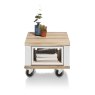 Jardin Side Table (White) by Habufa