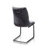 Armin Fabric Dining Chair (Anthracite) by Habufa