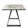 Dante Gloss Top Ceramic Grey Side Table Dante Gloss Top Ceramic Grey Side Table
