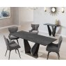 New Westin Slate Grey Ceramic 180-220 x 90cm Extending Dining Table New Westin Slate Grey Ceramic 180-220 x 90cm Extending Dining Table