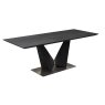 New Westin Slate Grey Ceramic 180-220 x 90cm Extending Dining Table New Westin Slate Grey Ceramic 180-220 x 90cm Extending Dining Table