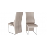Remo Taupe Faux Leather Dining Chairs (Set of 2)