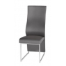 Remo Dark Grey Faux Leather Dining Chairs (Set of 2)