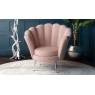 Erica Pink Velvet Lounge Chair