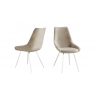 Lanna Mink Velvet Dining Chairs (Set of 2)