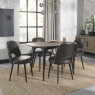 Vintage Peppercorn Upholstered Dining Chair (Set of 2) - Old West Faux Leather